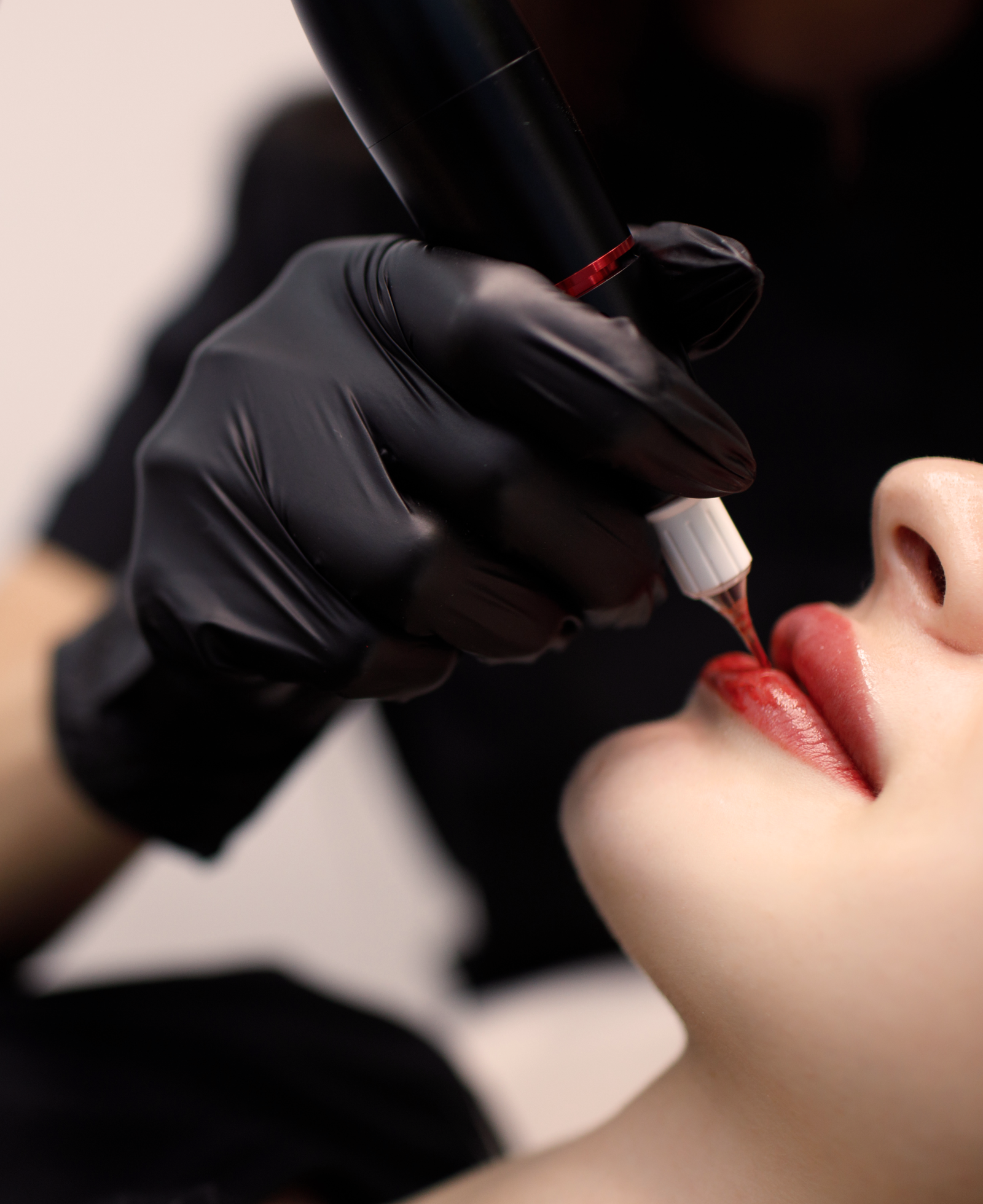 Lip blush treatment by Nita McEvoy in North London creating natural, defined and enhanced lips